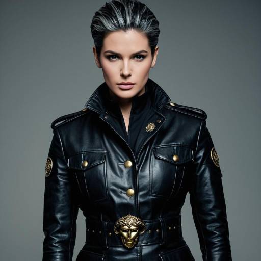 Le Gardien Cosplay in Dark Military Jacket