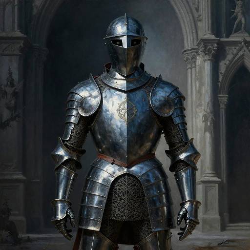 Surreal Gothic Cathedral Guardian