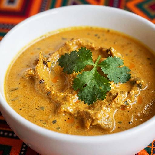 Vibrant Close-Up of Curry Bowl