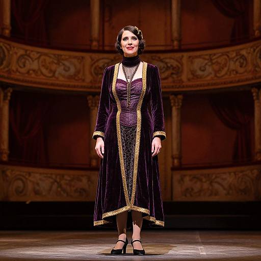 1930s Opera Diva in Theatrical Costume