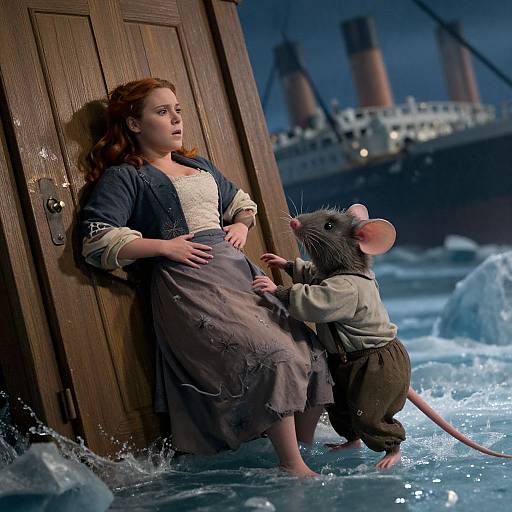 Titanic Mice Rescue Scene