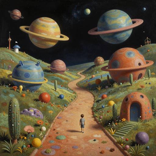 Whimsical Path to Surreal Space