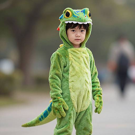 Toddler Gekko Megasuit Cosplay