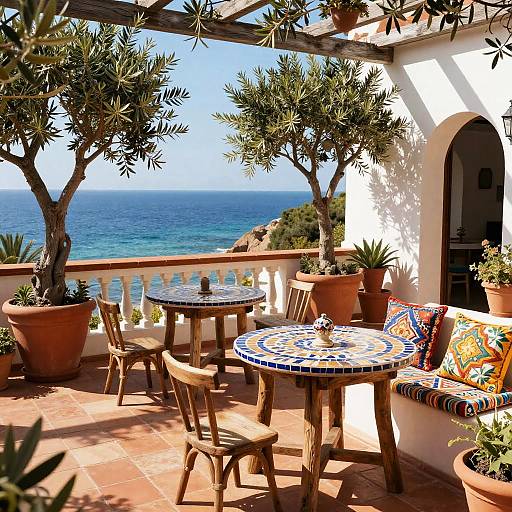 Mediterranean Patio with Rustic Charm