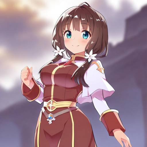 Illustration of Acolyte (ragnarok online), ragnarok online in the style of Caburi