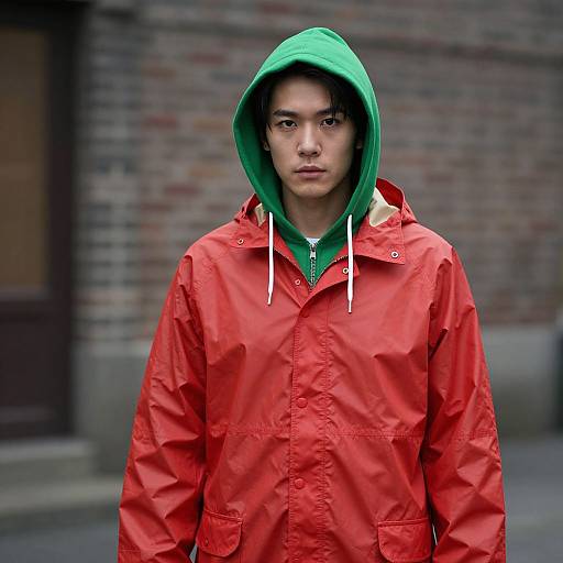 Red Pepper Costume With Raincoat