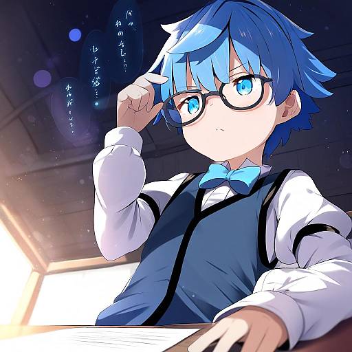 Illustration of Hans christian andersen (fate), fate (series) in the style of Makuran