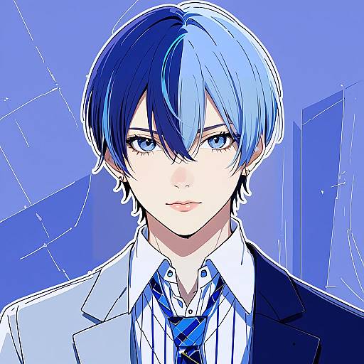 Illustration of Aoyagi touya, project sekai in the style of Capura lin