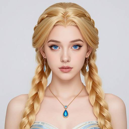 Realistic Portrait of Princess Kida