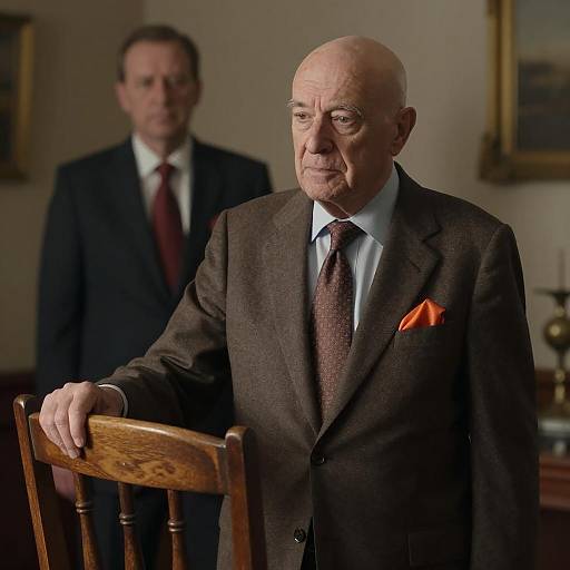 Elegant Portrait of Dapper Elder Man