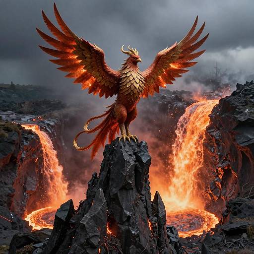 Volcanic Phoenix Shaman in Obsidian Spire