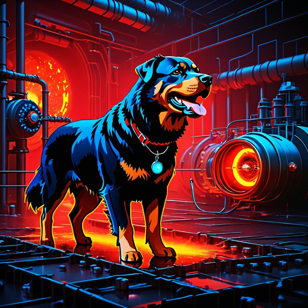 Rottweiler Facing Nuclear Meltdown Incident