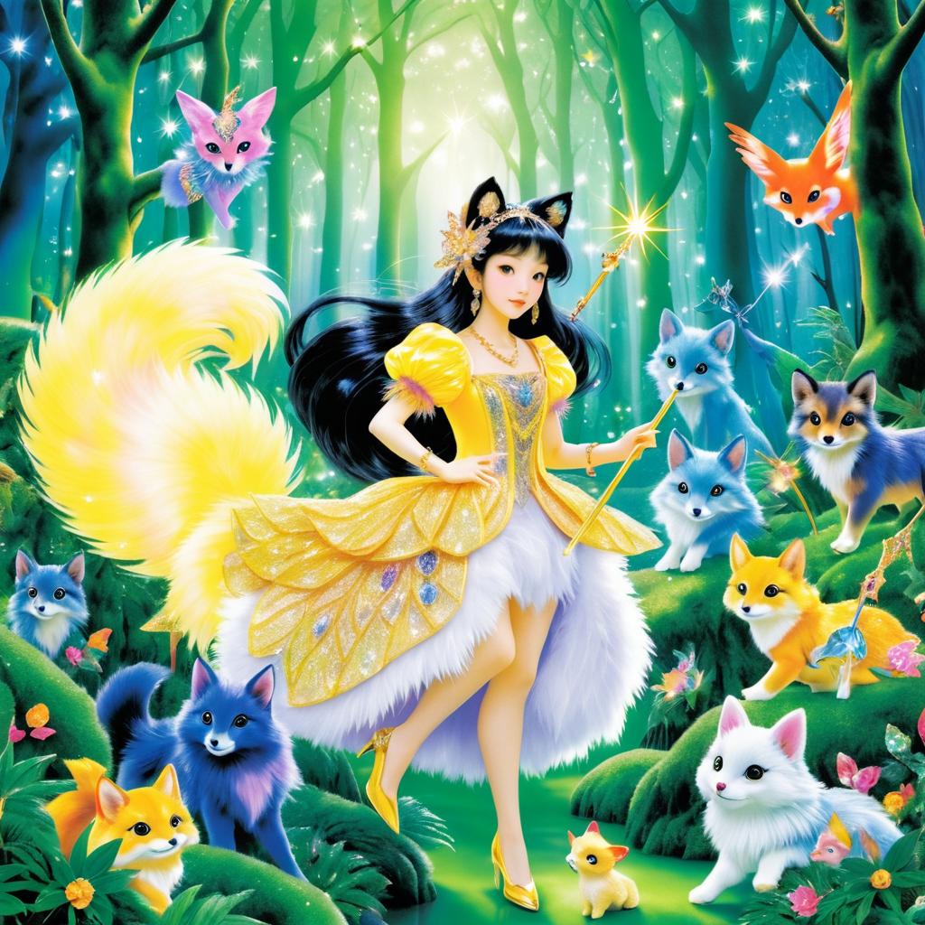 Enchanted Animal League in Magic Forest