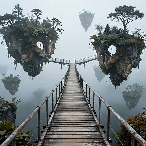 Lacquered Mirrored Whisper Bridge