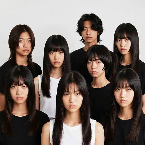 Fringe Asian Hairstyle Showcase