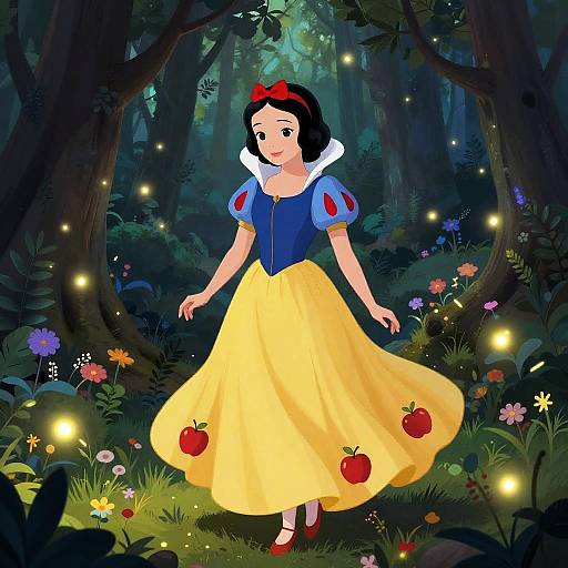 Snow White in Enchanted Forest