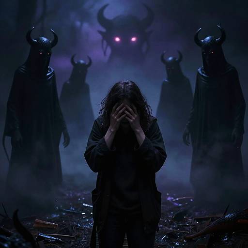 Surreal Demonophobia Dark Scene