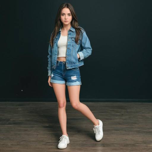 Athletic Figure in Casual Fashion Pose