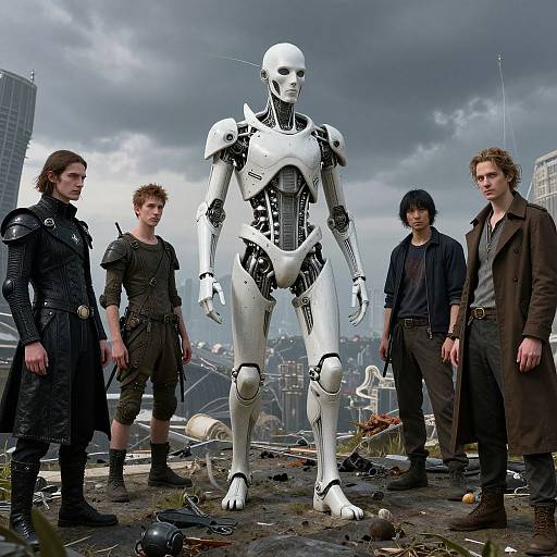 Ascended Being in Solorpunk Psychedelia