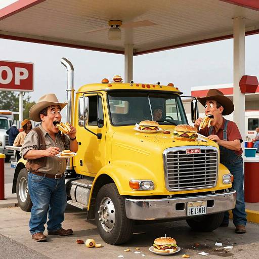 Chaotic Country Breakfast Truck Stop