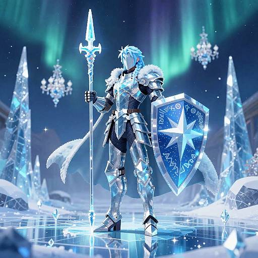 Celestial Ice Knight in Crystal Armor