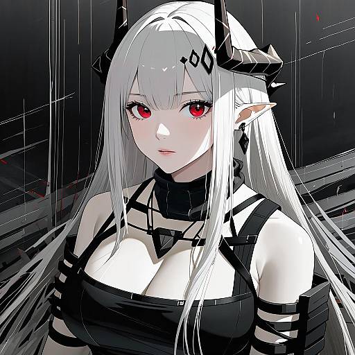 Illustration of Mudrock (obsidian) (arknights), arknights in the style of Iwao178