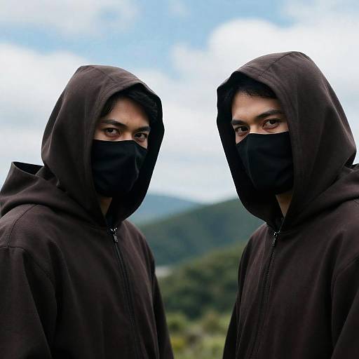 Mystery Figures in Dark Cloaks