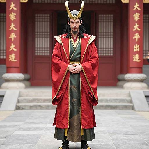 Male in Traditional Chinese Fantasy Costume