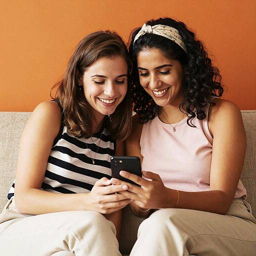 Joyful Friends Sharing a Moment