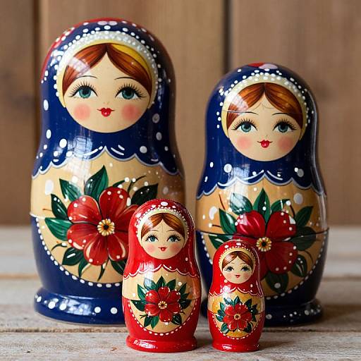 Traditional Russian Stacking Dolls