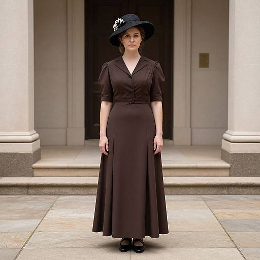 American Suffragette Woman in Costume