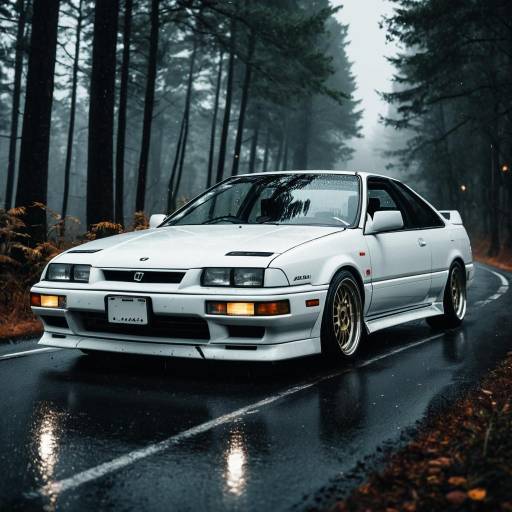 Hyper-Realistic Acura Integra Drift Scene