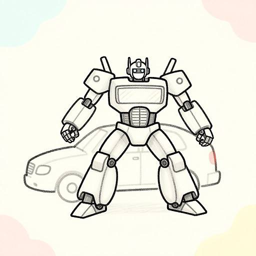 Easy Transformer Drawing Tutorial