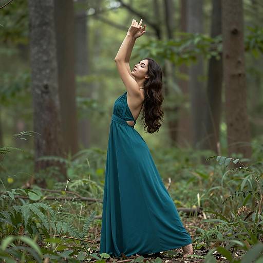 Elegance in a Lush Forest Setting