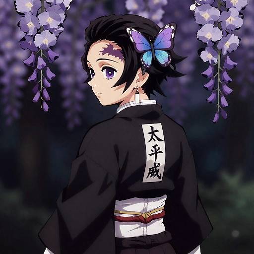 Kochou Shinobu Backview: Butterfly Haori