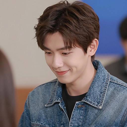 Close-Up Portrait of Young Man Smiling