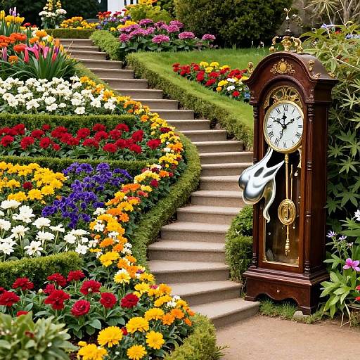Paradoxical Staircase to Melting Clock