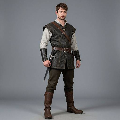 Medieval Male Adventurer Outfit