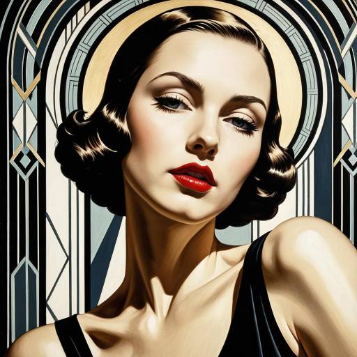 Art Deco Glamour Portrait