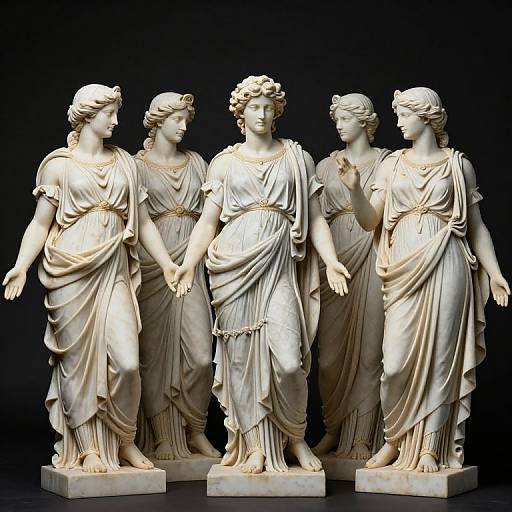 The Nine Greek Muses of Mythology