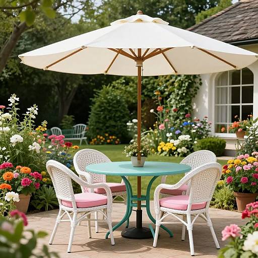 Charming Cottage Garden Seating