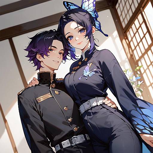 Shinobu Kochou in Butterfly Uniform