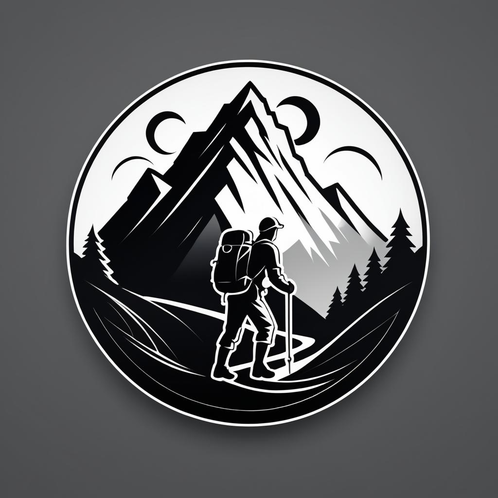 Dynamic Logo Design for Hikers' App