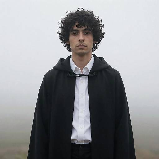 Mysterious Man in Cloak Photography
