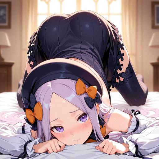 Embarrassed Abigail Williams in Soft Lighting