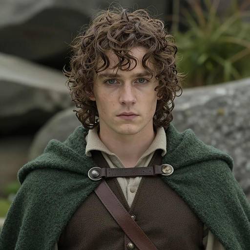 Epic Fantasy Character Portrait in Nature