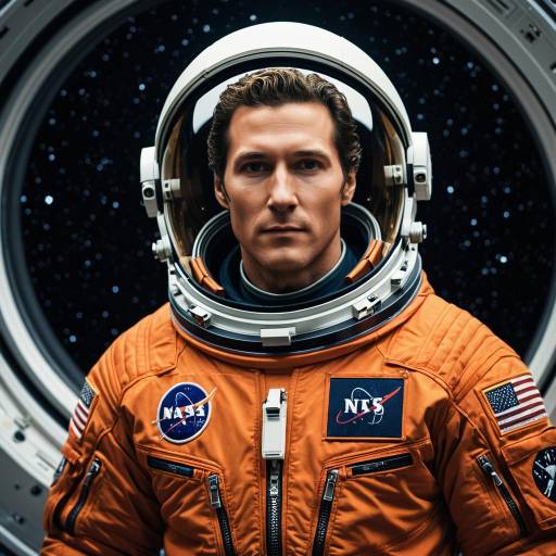 Rugged Astronaut in Interstellar Style