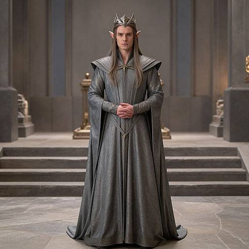 Elf Queen in Regal Costume