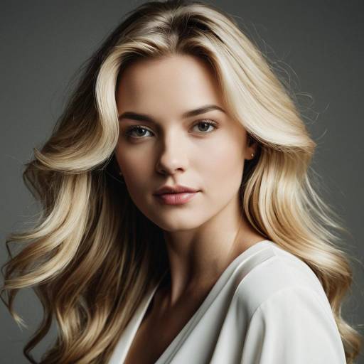 Glamorous Blonde Woman Portrait