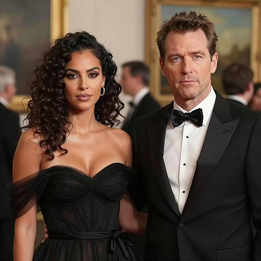 Elegant Couple in Formal Attire